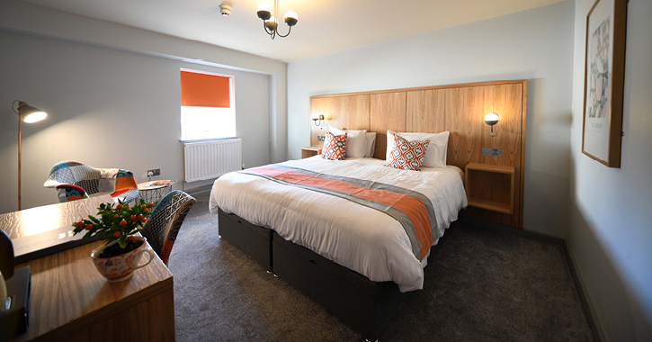 view of double bedroom at The Park Head Hotel, Bishop Auckland